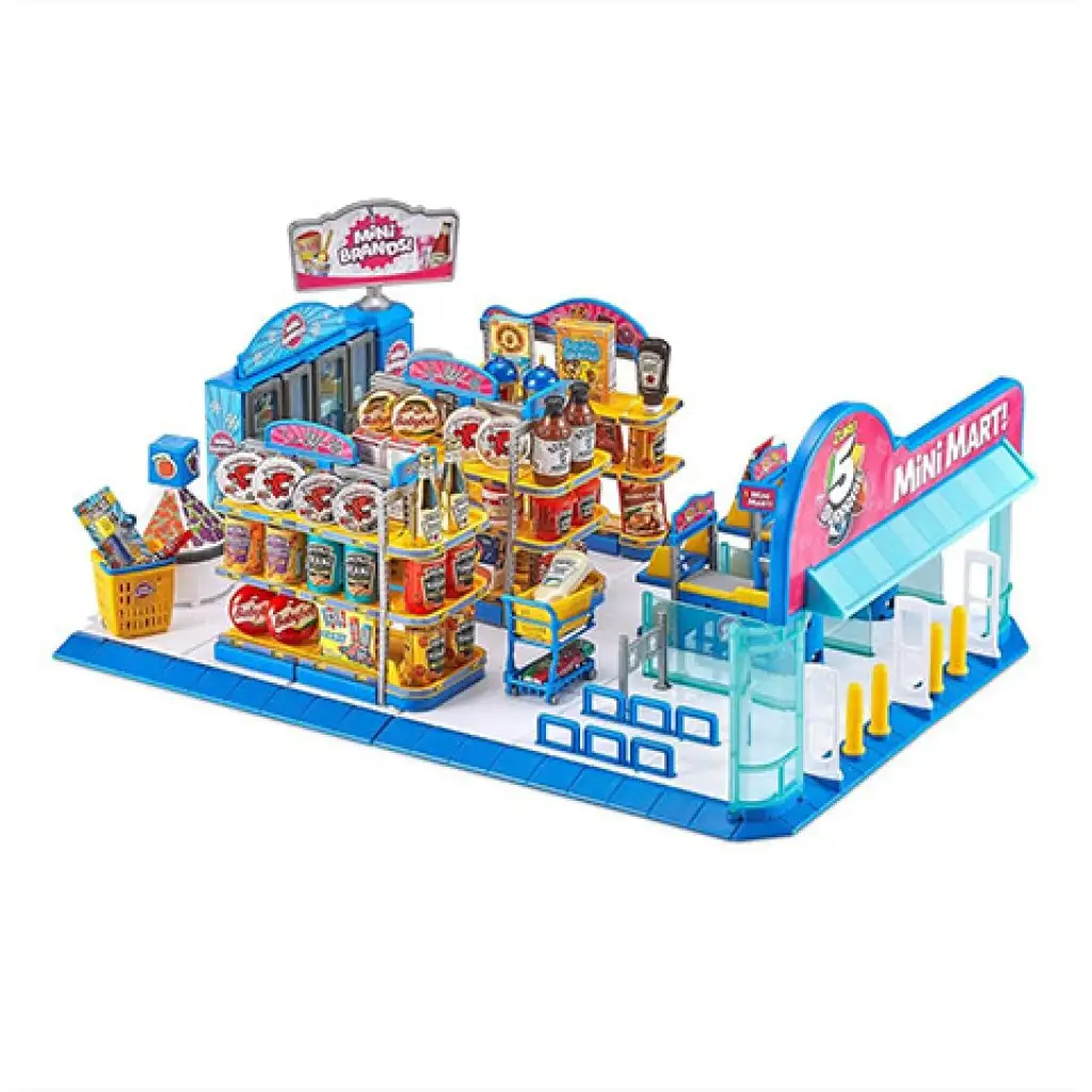 Mini Brands: Mini Mart Szupermarket játékszett kép 2