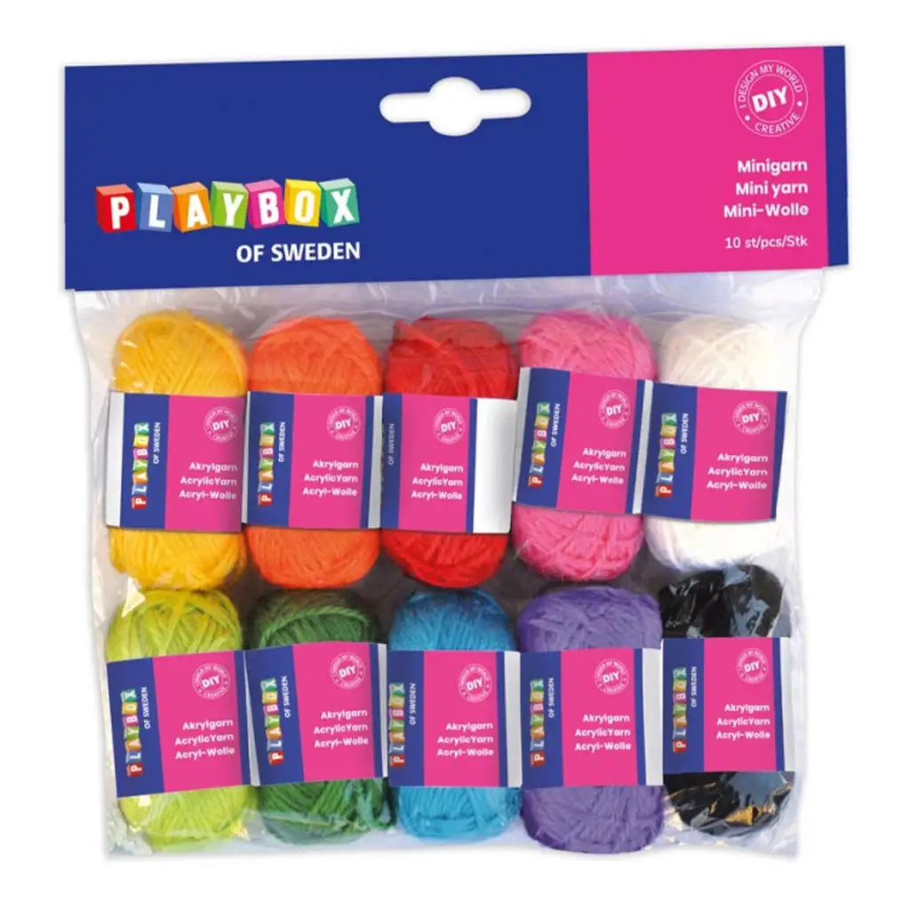 PlayBox: Mini fonalak 10db-os szett 36m kép 1