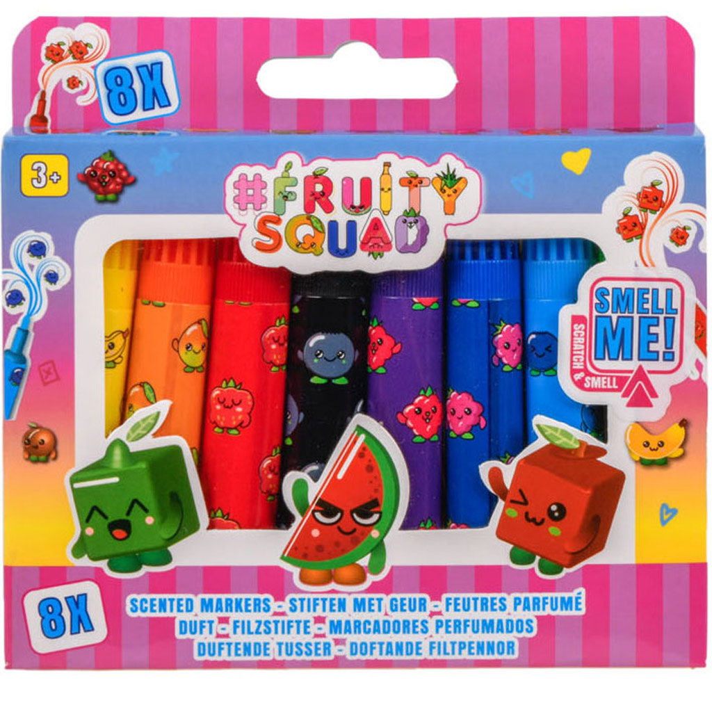 Canenco: FruitySquad illatos mini filctollak, 8db kép 1