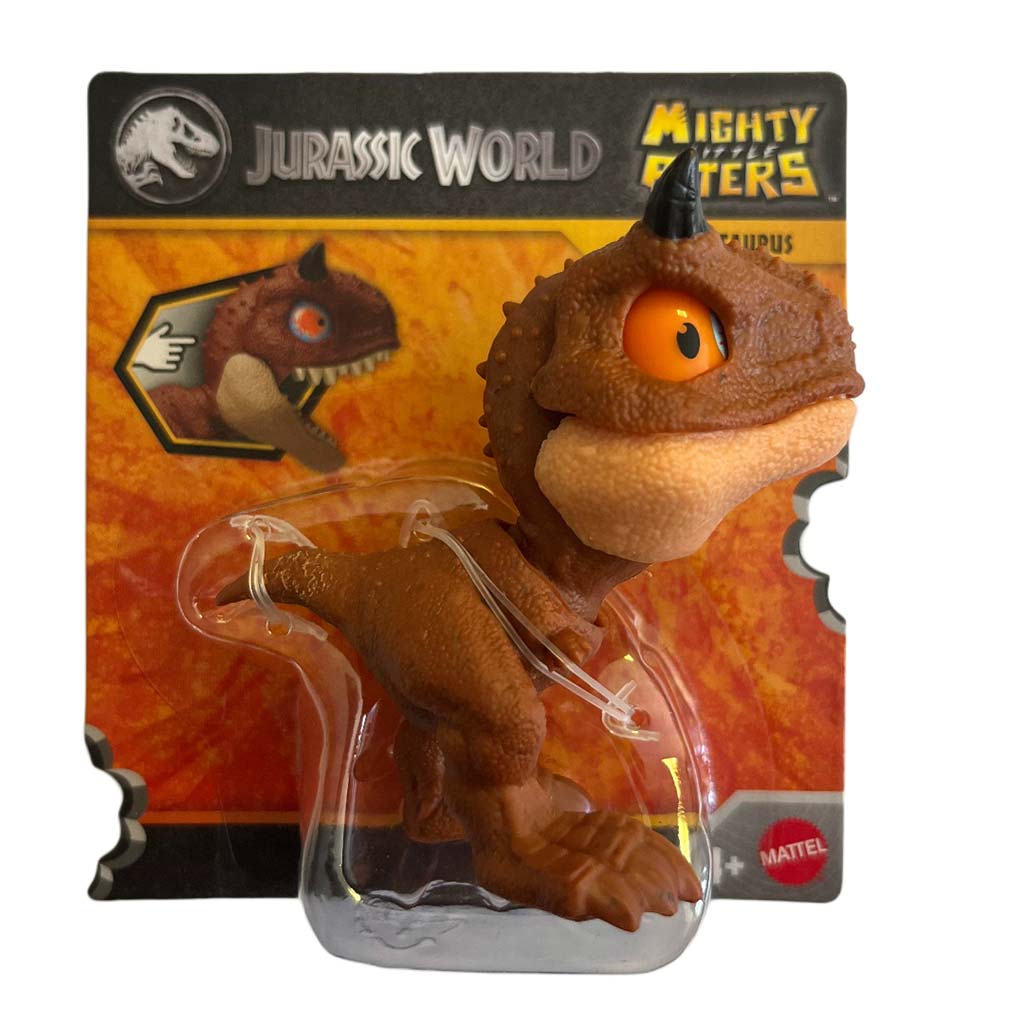 Jurassic World: Harapós mini Carnotaurus figura - Mattel kép 1