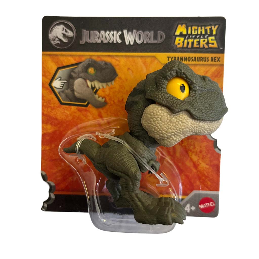 Jurassic World: Harapós mini Tyrannosaurus Rex figura - Mattel kép 1