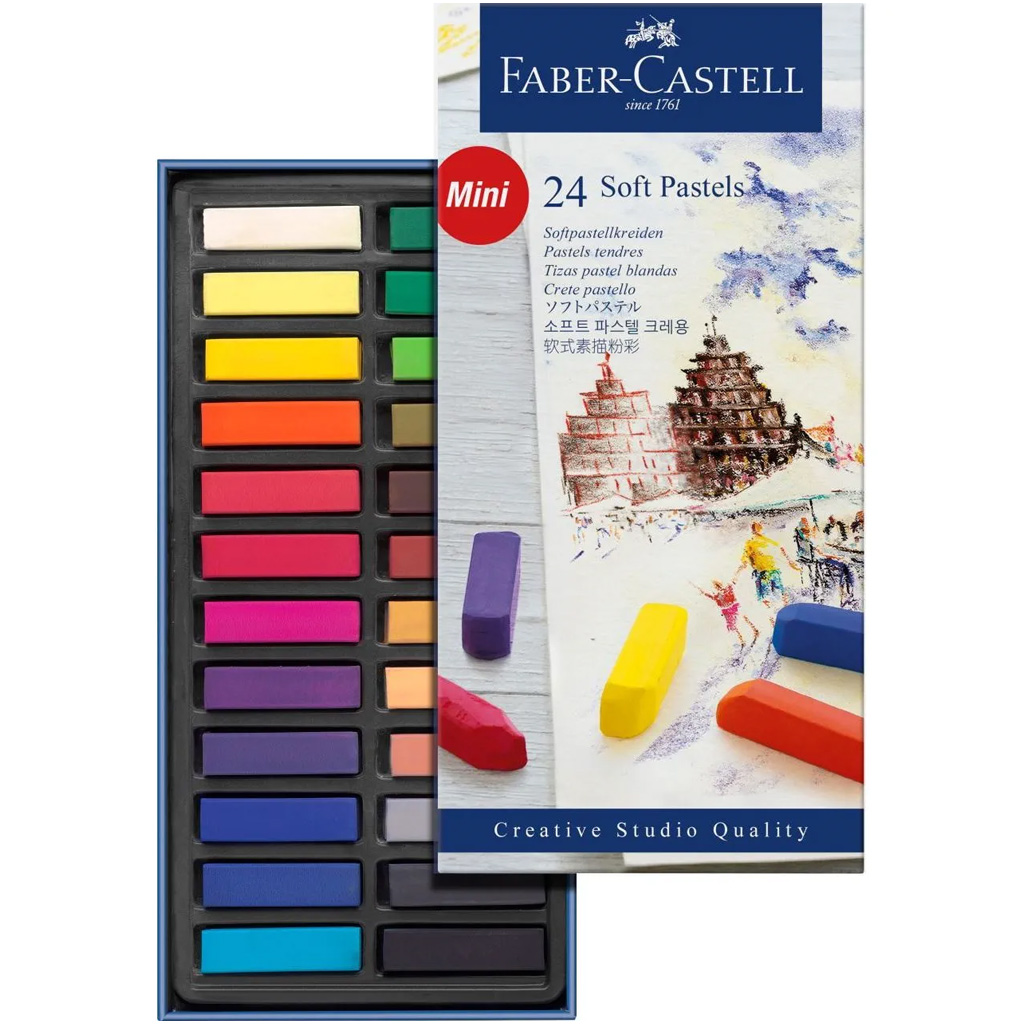 Faber-Castell: Mini porpasztellkréta készlet 24db-os kép 2