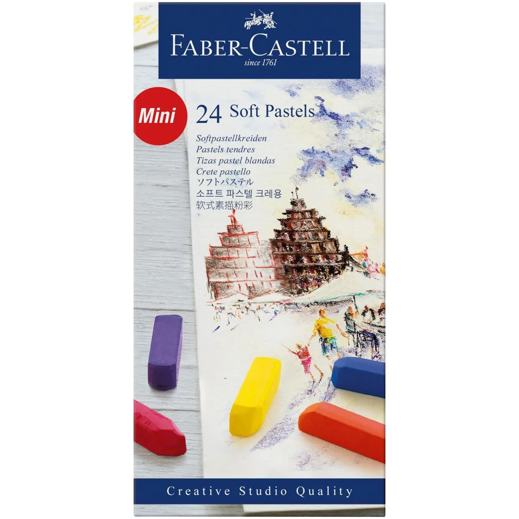 Faber-Castell: Mini porpasztellkréta készlet 24db-os kép 1