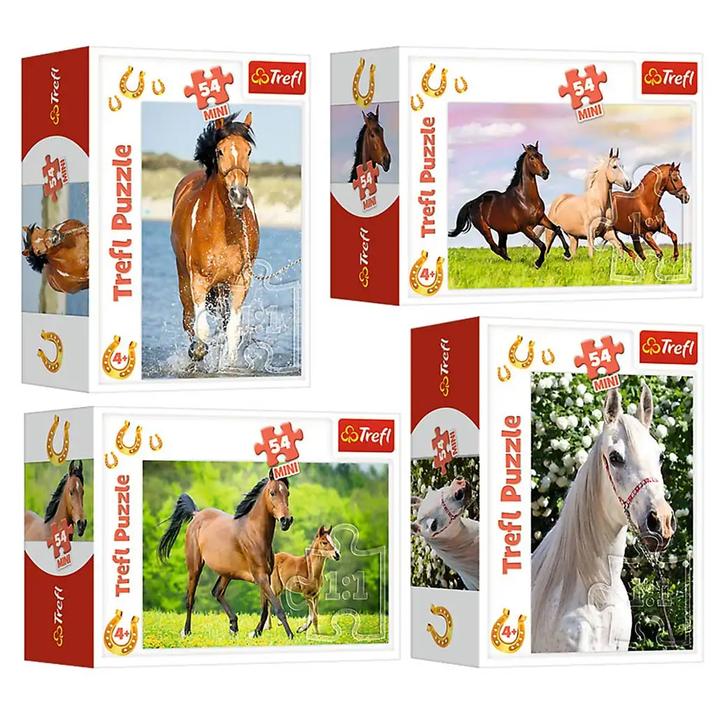 A lovak világa 54db-os mini puzzle több változatban - Trefl kép 1