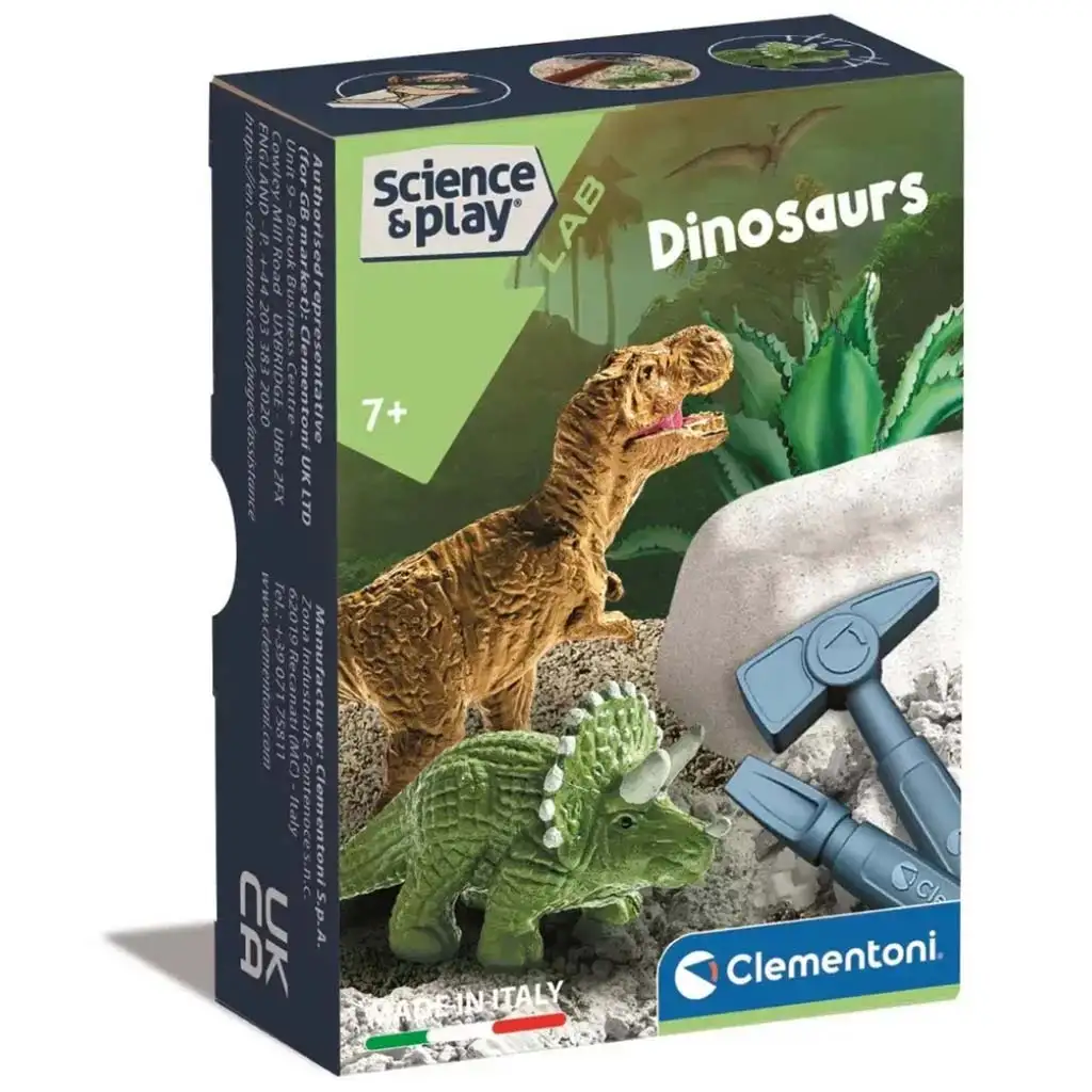 Mini régészeti készlet - Dinoszauruszok - Clementoni kép 1