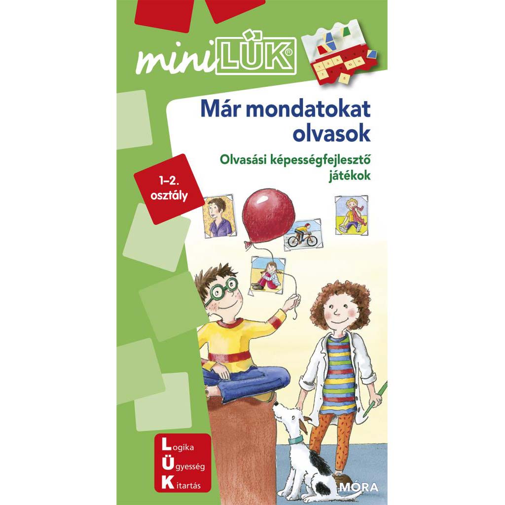 Móra: miniLÜK Már mondatokat olvasok - Olvasási képességfejlesztő játékok 1–2. osztály kép 1