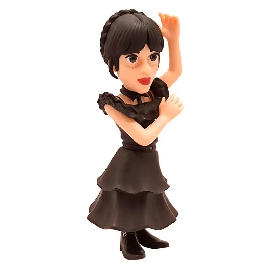 MINIX - Wednesday Adams prémium karakter figura báli ruhában 12cm kép 2