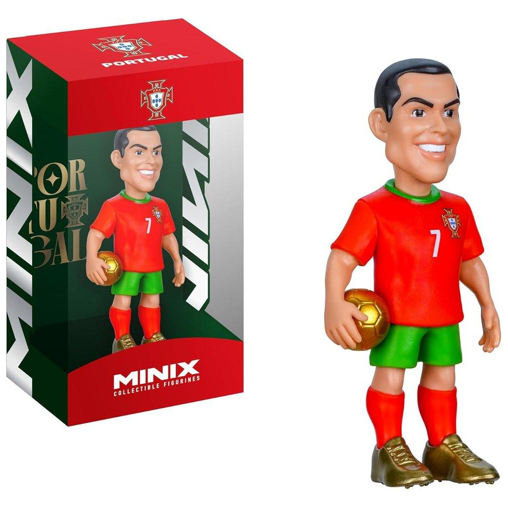 Minix: Portugália - World Cup Cristiano Ronaldo focista akció figura 12cm kép 1