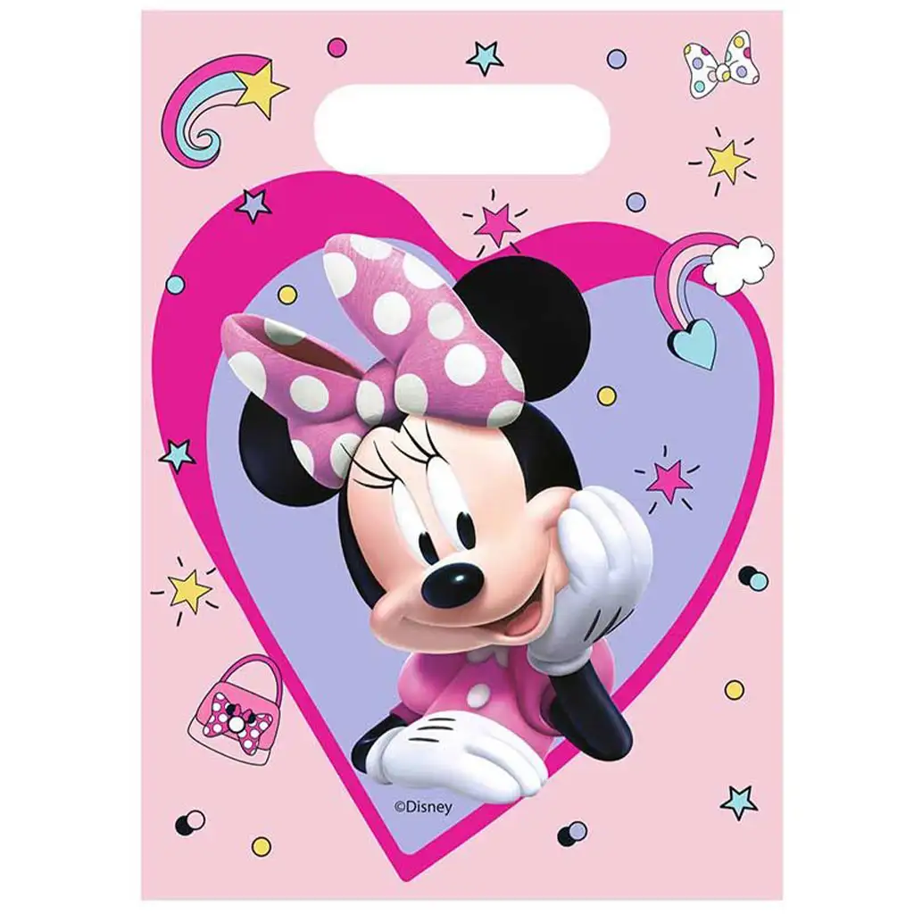Minnie egér mintás ajándéktáska 6db-os szett kép 1