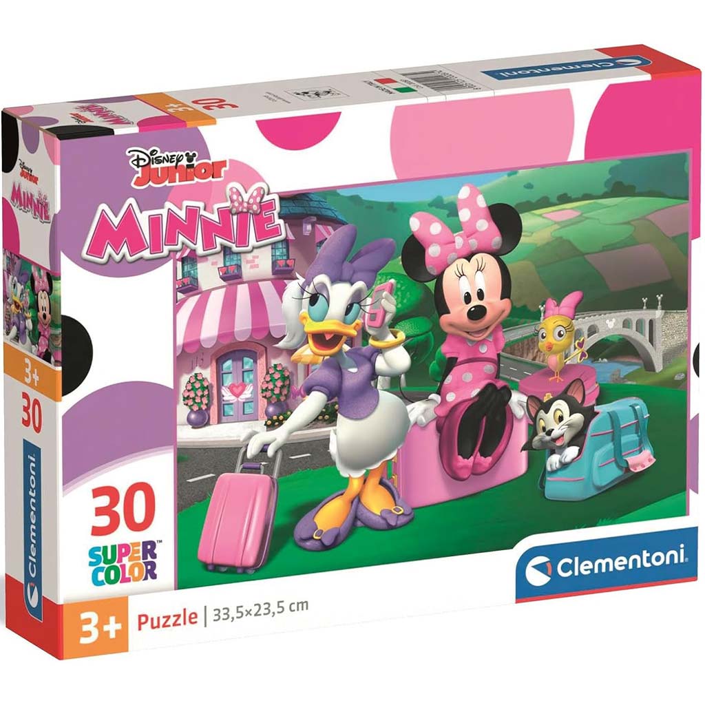 Minnie egér 30db-os supercolor puzzle - Clementoni kép 1