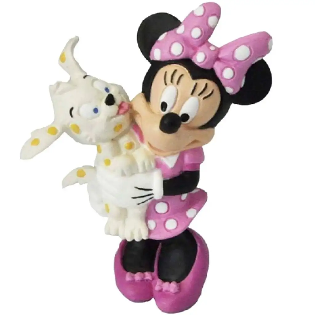 Minnie egér kiskedvencével játékfigura kép 1