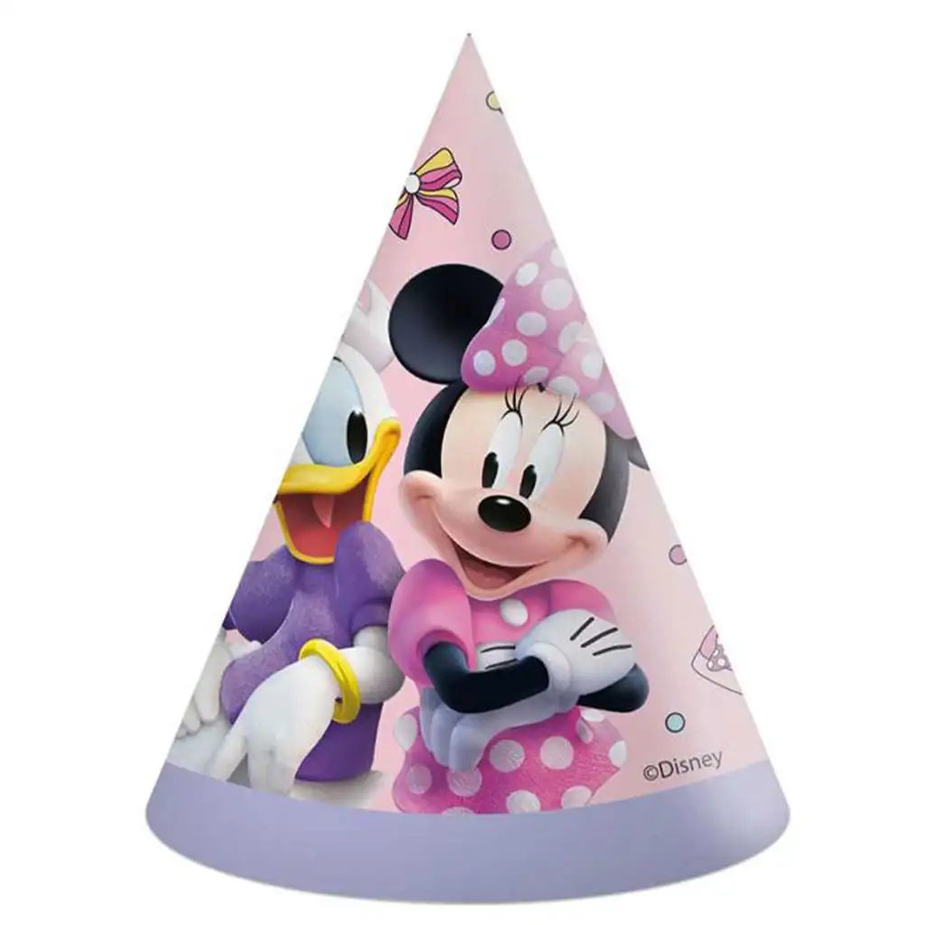 Disney Minnie egeres papír party kalap 6db-os szett kép 1