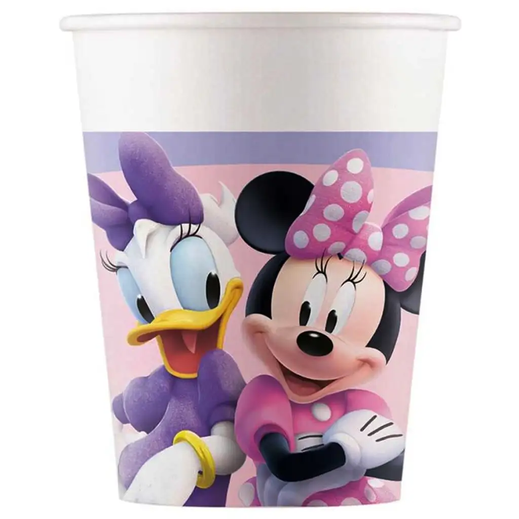 Minnie egér és Daisy mintás papírpohár 8db-os szett 200ml kép 1