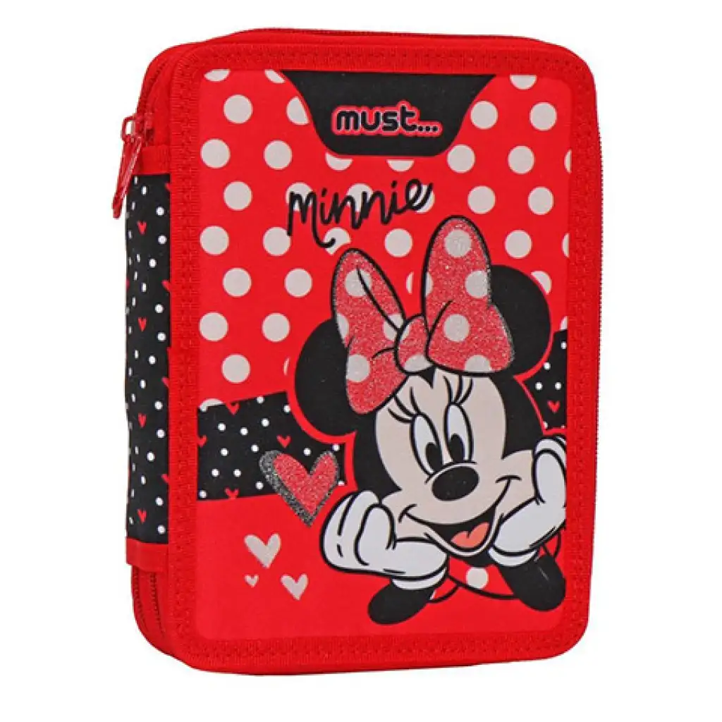 Must: Disney Minnie egér 2 rekeszes töltött tolltartó kép 1
