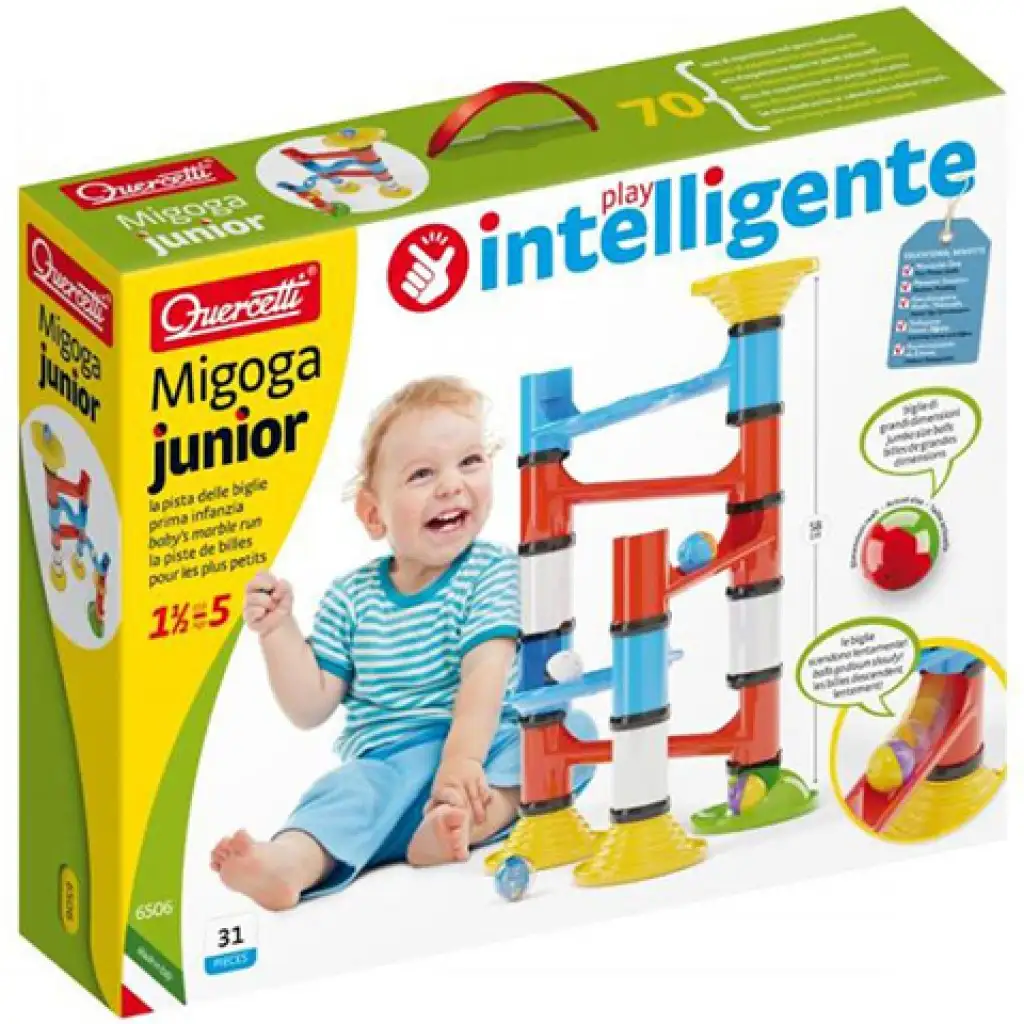 Quercetti: Migoga juniros golyópálya készlet 31db-os kép 1