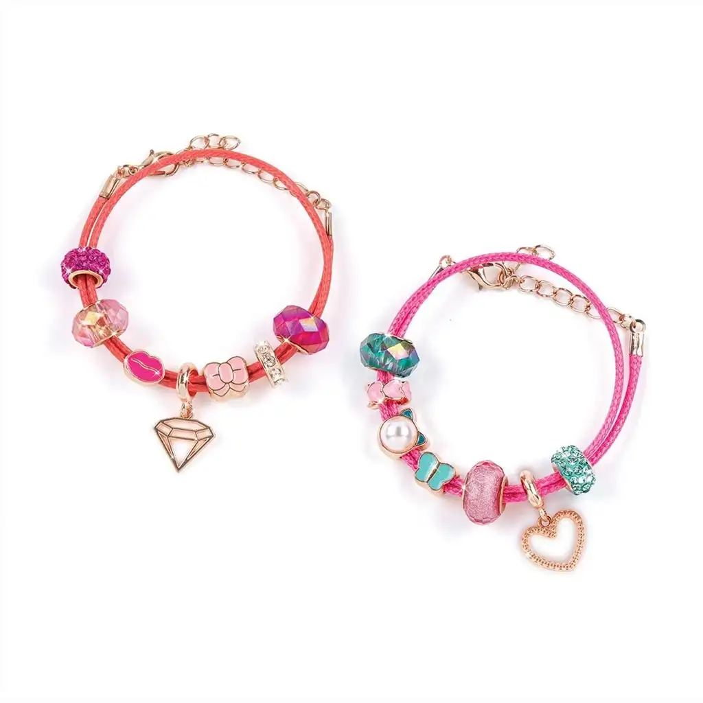 Make It Real: Ékszerkészítés, halo charm karkötők pink tárolóban kép 4