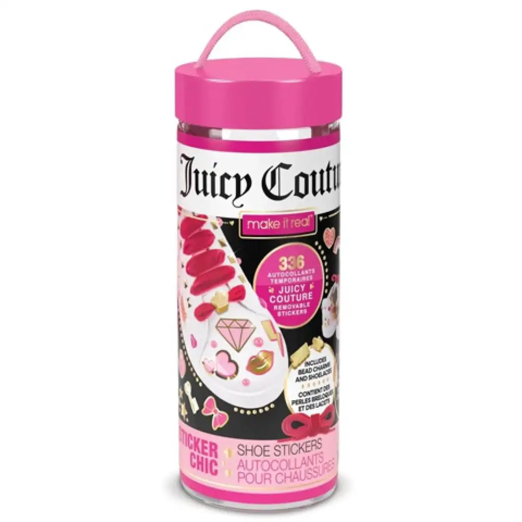 Make it Real: Juicy Couture -  Sticker Chic cipődíszítő kreatív szett kép 1