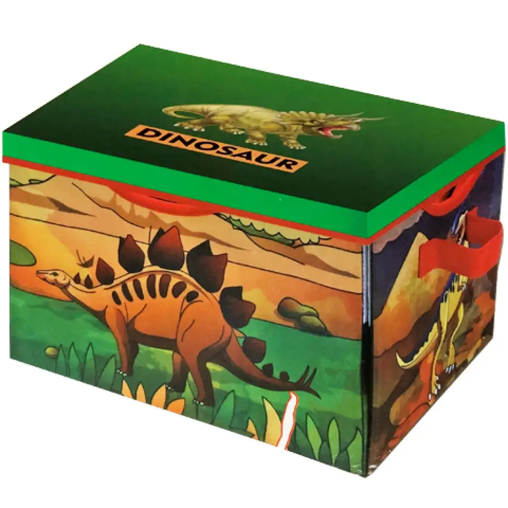 Dinoszauruszos 2 az 1-ben játszószőnyeg és tárolódoboz kép 1