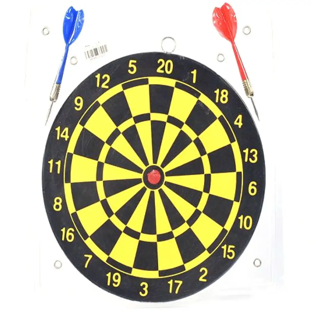 Darts szett sárga-fekete  nyilakkal kép 1