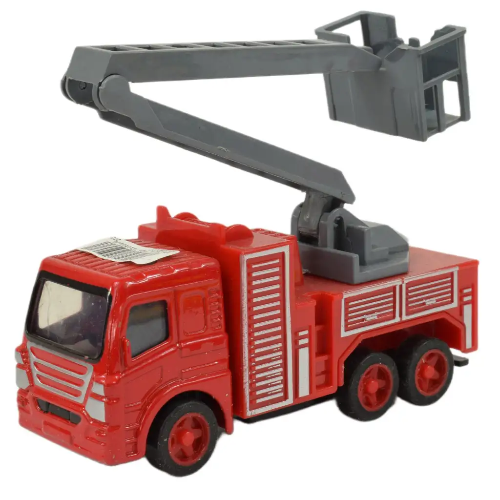 Fire Rescue: Lendkerekes tűzoltósági kamion többféle változatban 9,5cm 1db kép 4