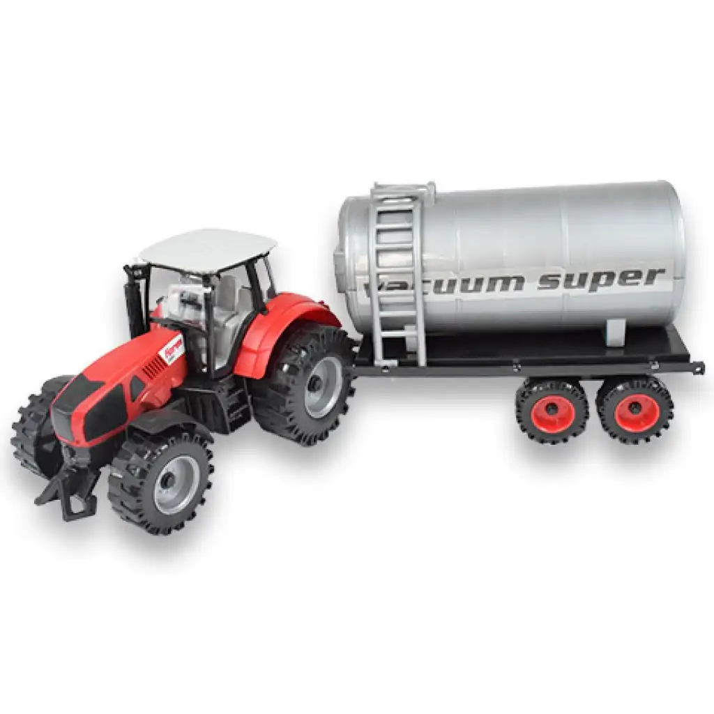 Farm Truck Series: Piros vagy zöld víztartályos traktor 46cm kép 1
