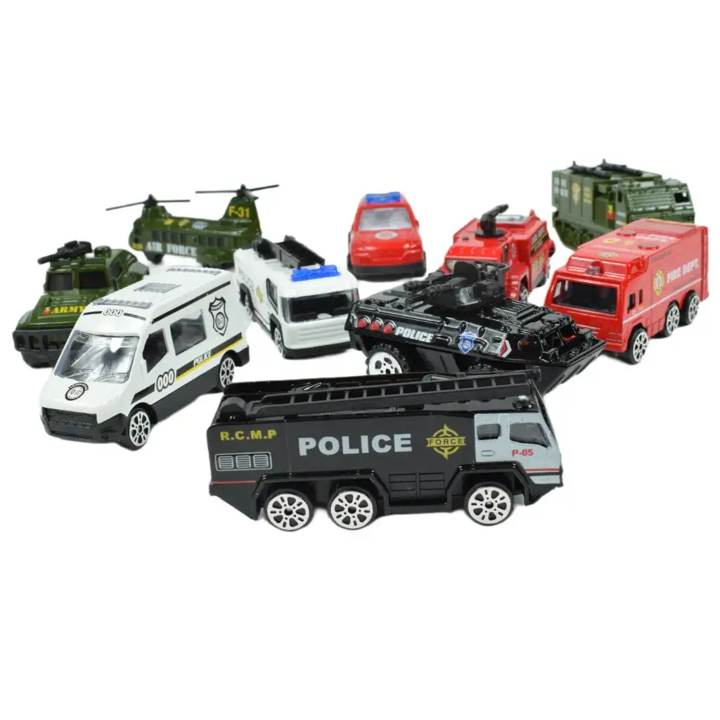 Die-Cast: Rendvédelmi kisautó szett kétféle változatban kép 2