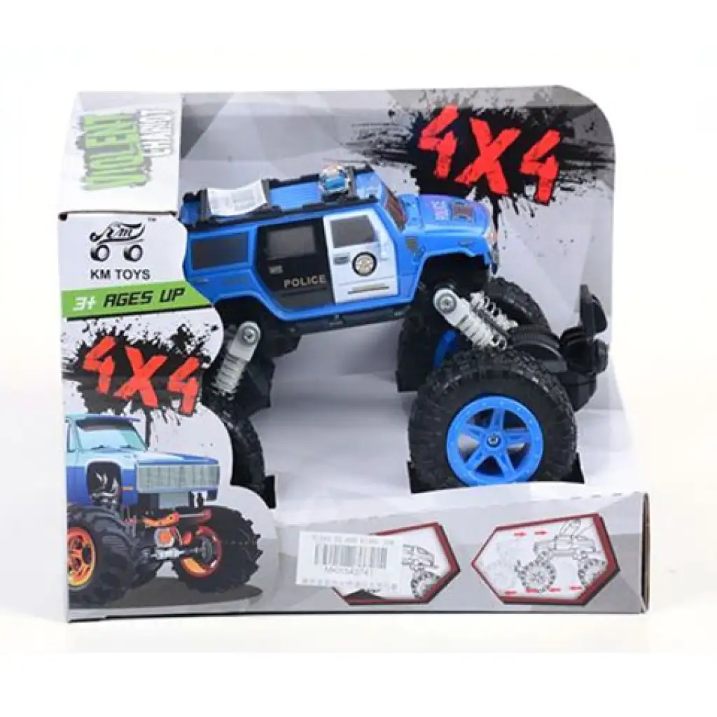 Rugós rendőrségi terepjáró autó 4x4-es kép 1