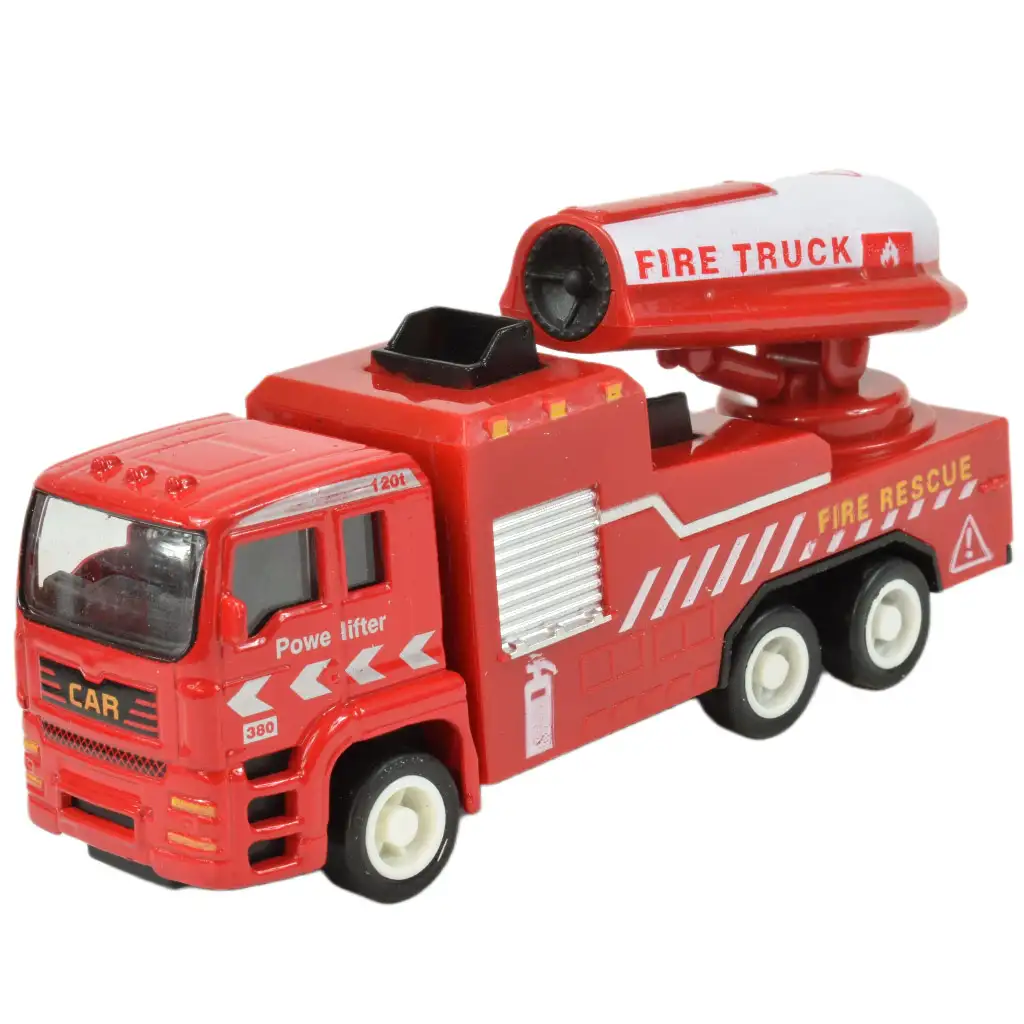 Fire Rescue Team: 4 db-os fém tűzoltóautó szett kép 4