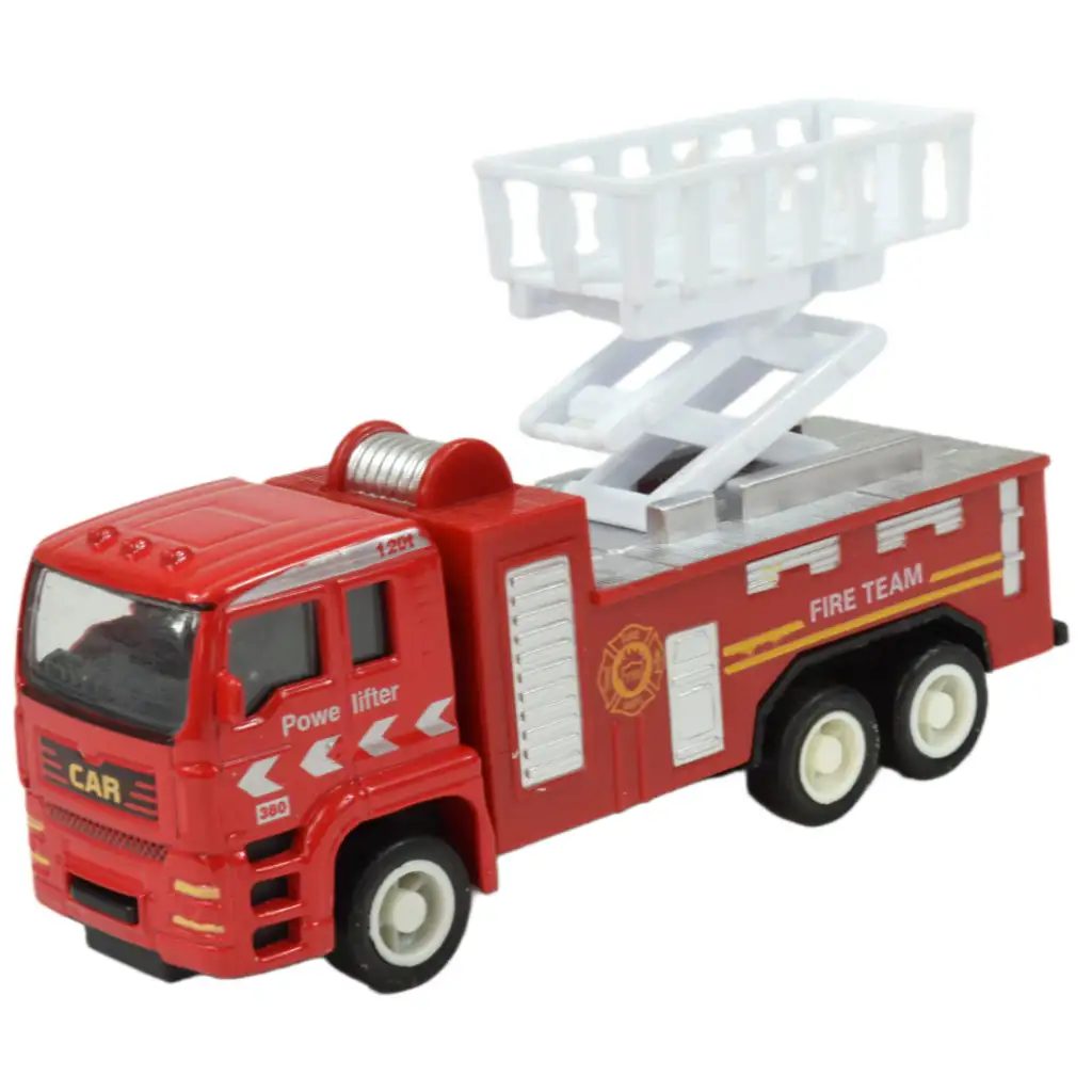 Fire Rescue Team: 4 db-os fém tűzoltóautó szett kép 2