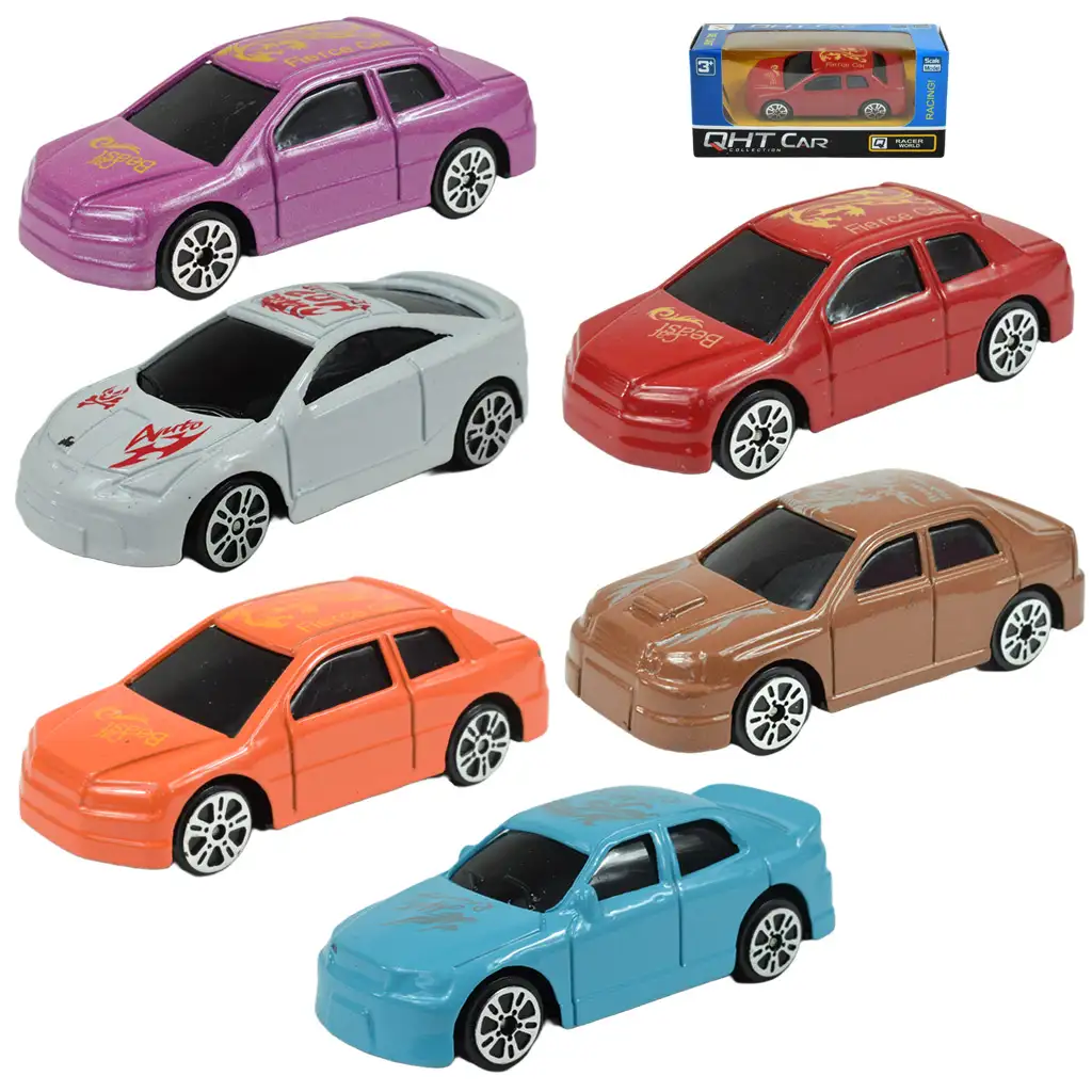 QHT Car Collection: Fém versenyautó szett többféle változatban 1db 1/64 kép 1