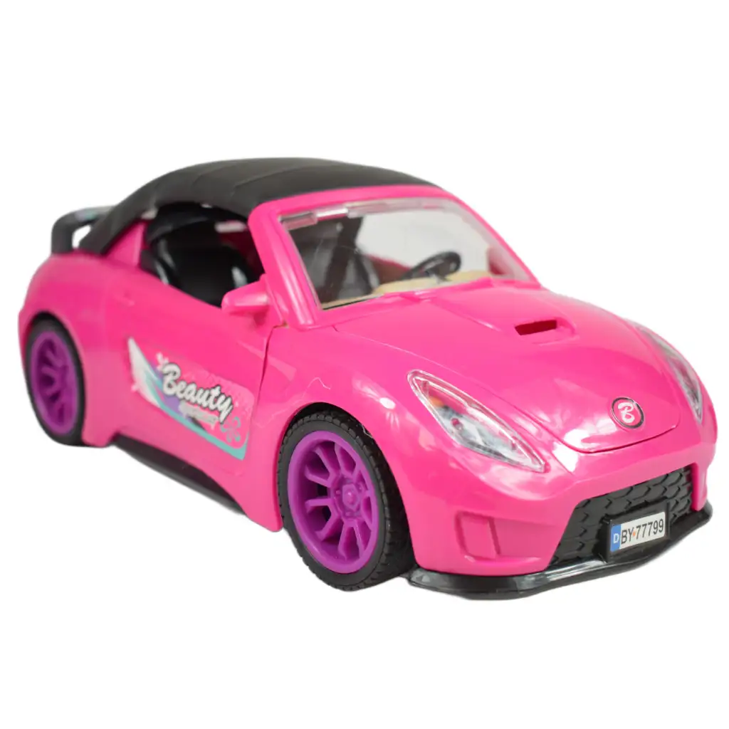 Fashion Sport Car: Rózsaszín sportautó szett fénnyel és hanggal, helikopterrel kép 9