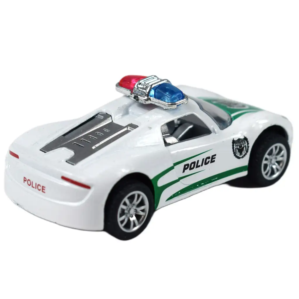 Police Cars: Fém rendőrautó szett többféle változatban 1/50 1db kép 3