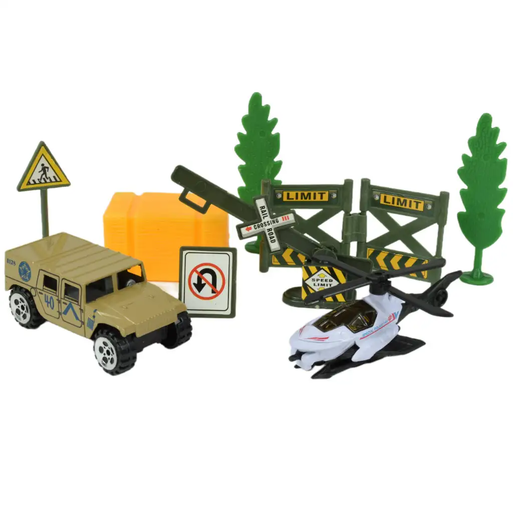 Super Army: Katonai játékszett járművekkel és kiegészítőkkel többféle változatban 1db kép 6