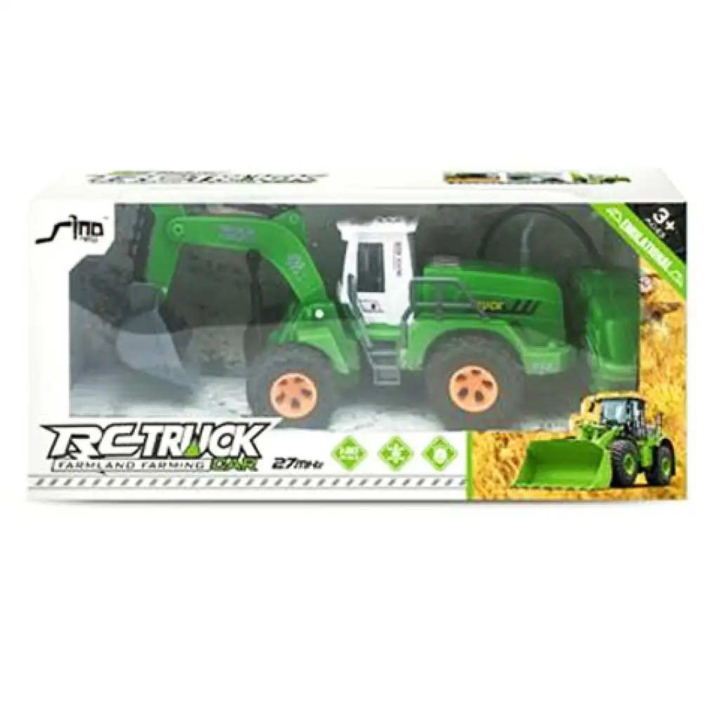 RC Truck zöld távirányítós munkagép 1/30 27MHz kép 1