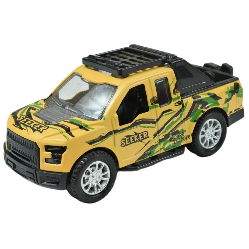 Fast Racer: Lendkerekes PickUp terepjáró többféle változatban 11cm kép 4