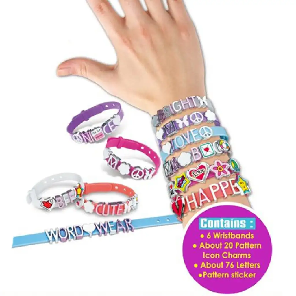 Girl's Creator karkötő készítő szett betűs gyöngyökkel kép 2