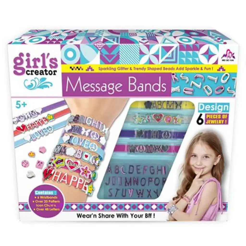 Girl's Creator karkötő készítő szett betűs gyöngyökkel kép 1