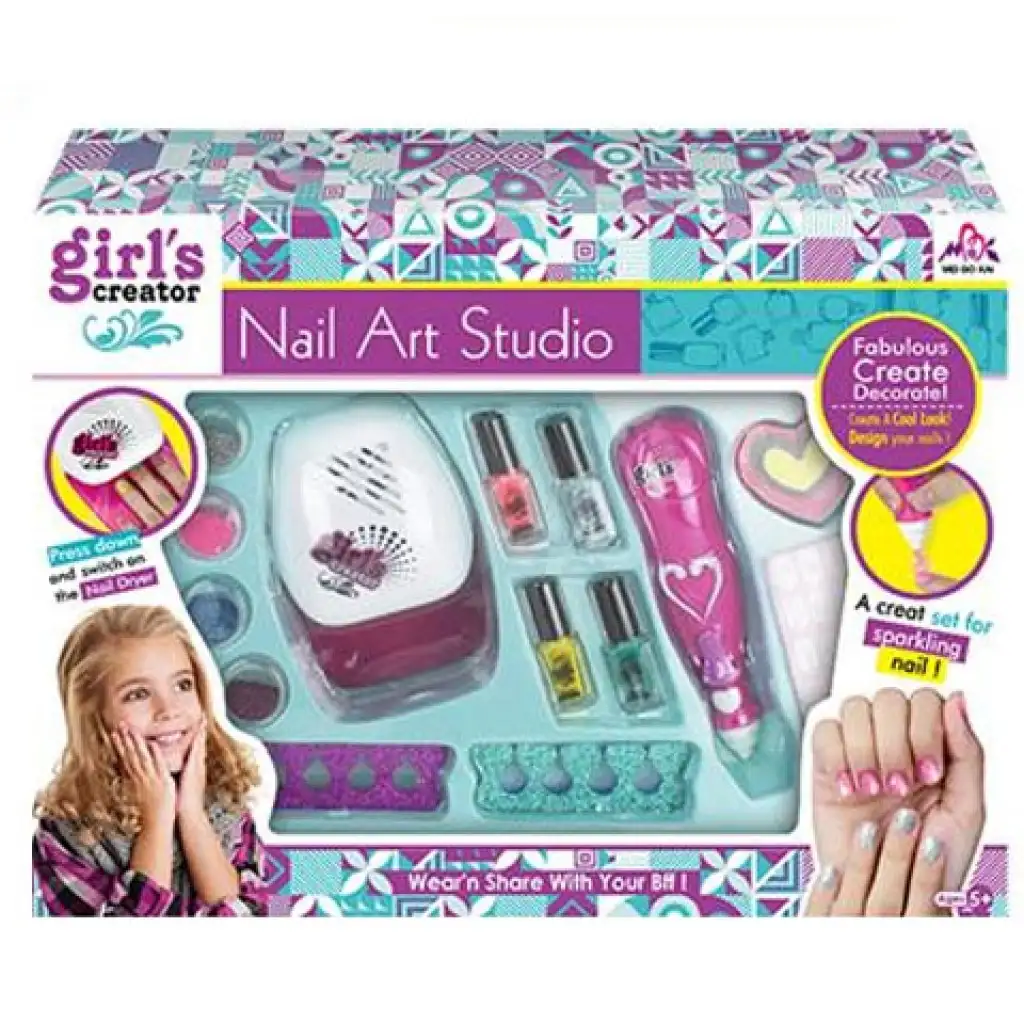 Girl's Creator köröm stúdió szett kiegészítőkkel kép 1