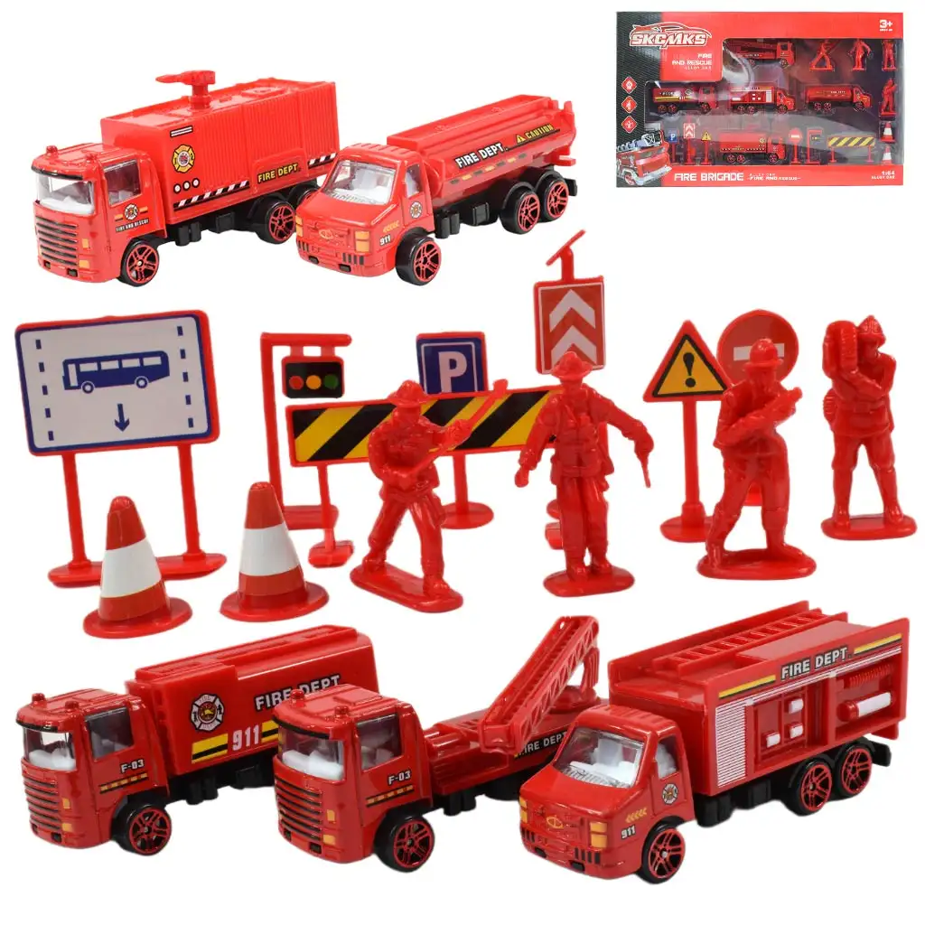 Fire Brigade: Tűzoltósági autó szett kiegészítőkkel kép 1