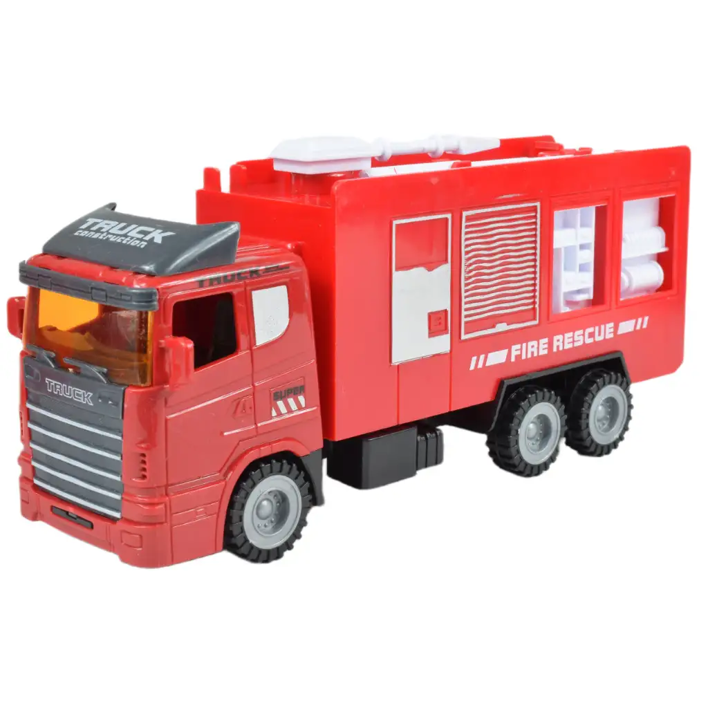 Fire Brigade: Tűzoltóállomás szett őrtoronnyal, autóval és kiegészítőkkel kép 3