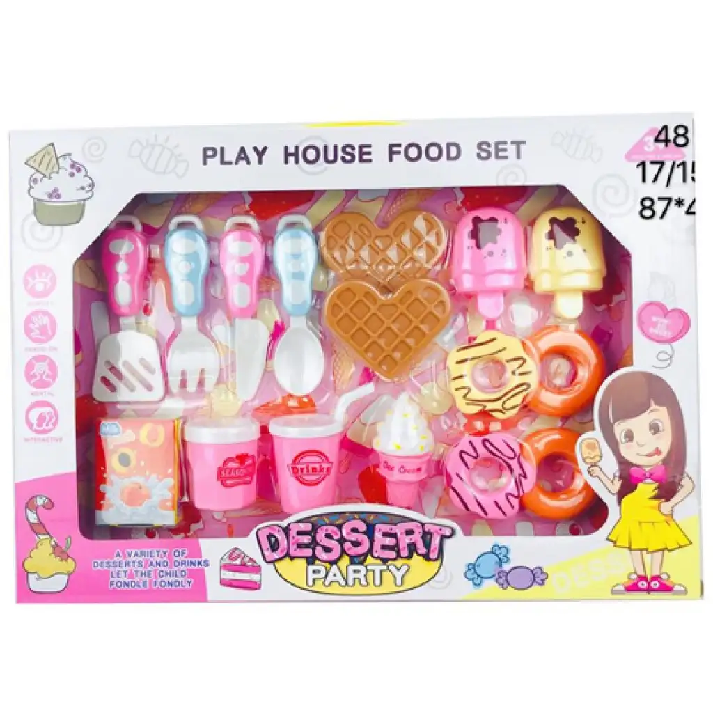 Dessert Party édesség szett fánkkal, gofrival és kiegészítőkkel kép 1