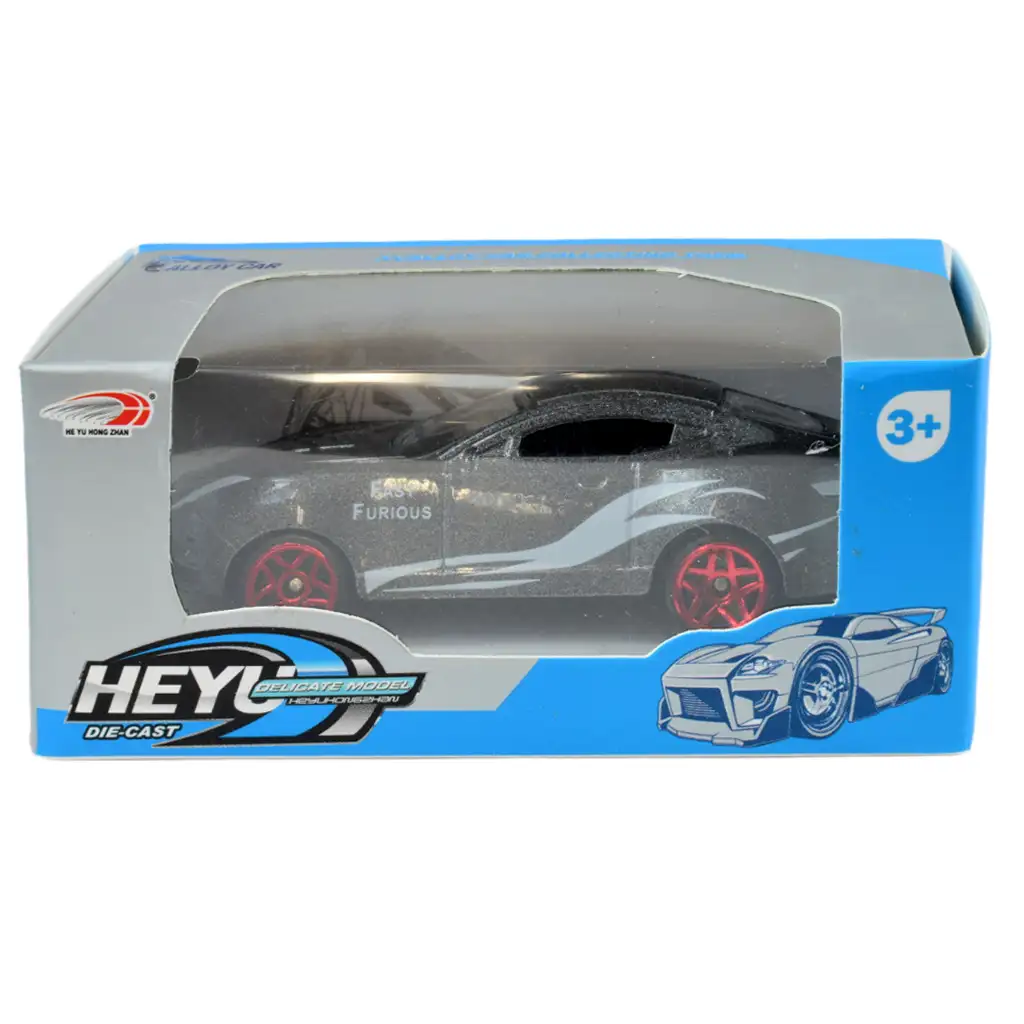 Die-Cast: Fém sportautó többféle változatban 1/64 1db kép 6