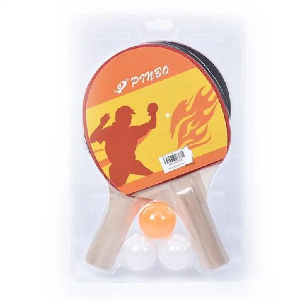 Pingpong játékszett labdával és ütőkkel kép 1