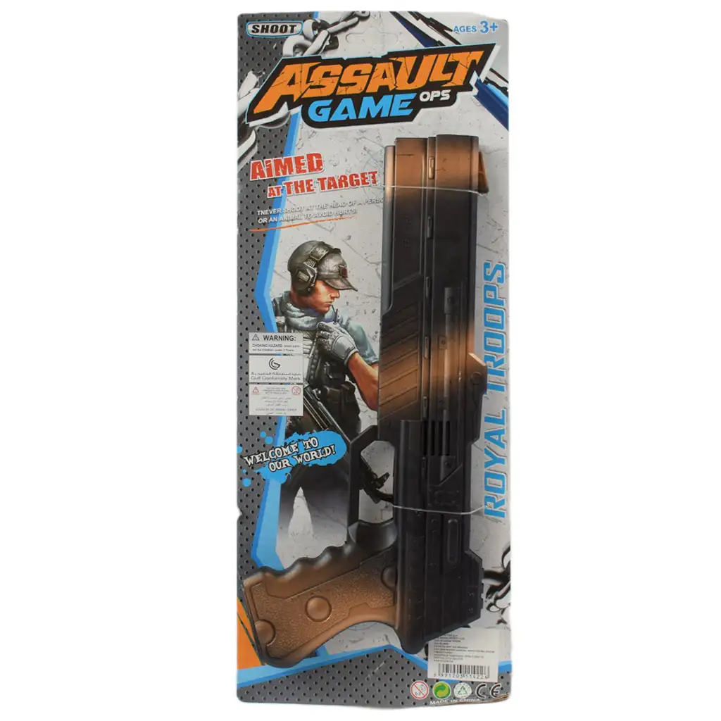 Assault Game: Kommandós taktikai fegyver 30cm kép 4