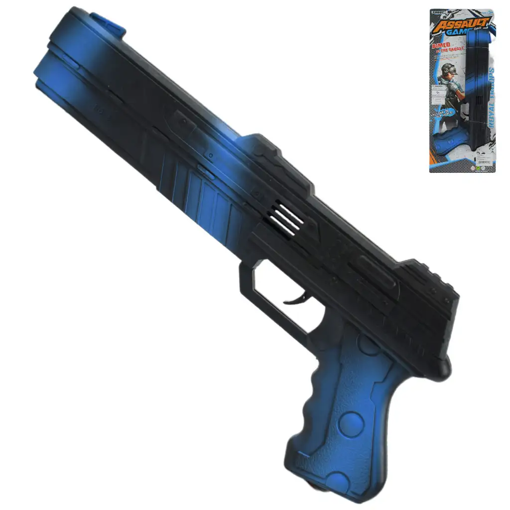Assault Game: Kommandós taktikai fegyver kék színben 30cm kép 1