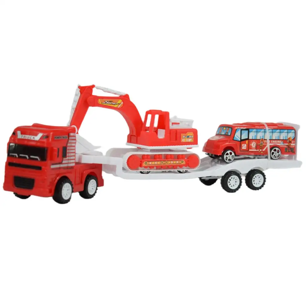 Fire Engine: Tűzoltókamion járművekkel 40cm kép 1