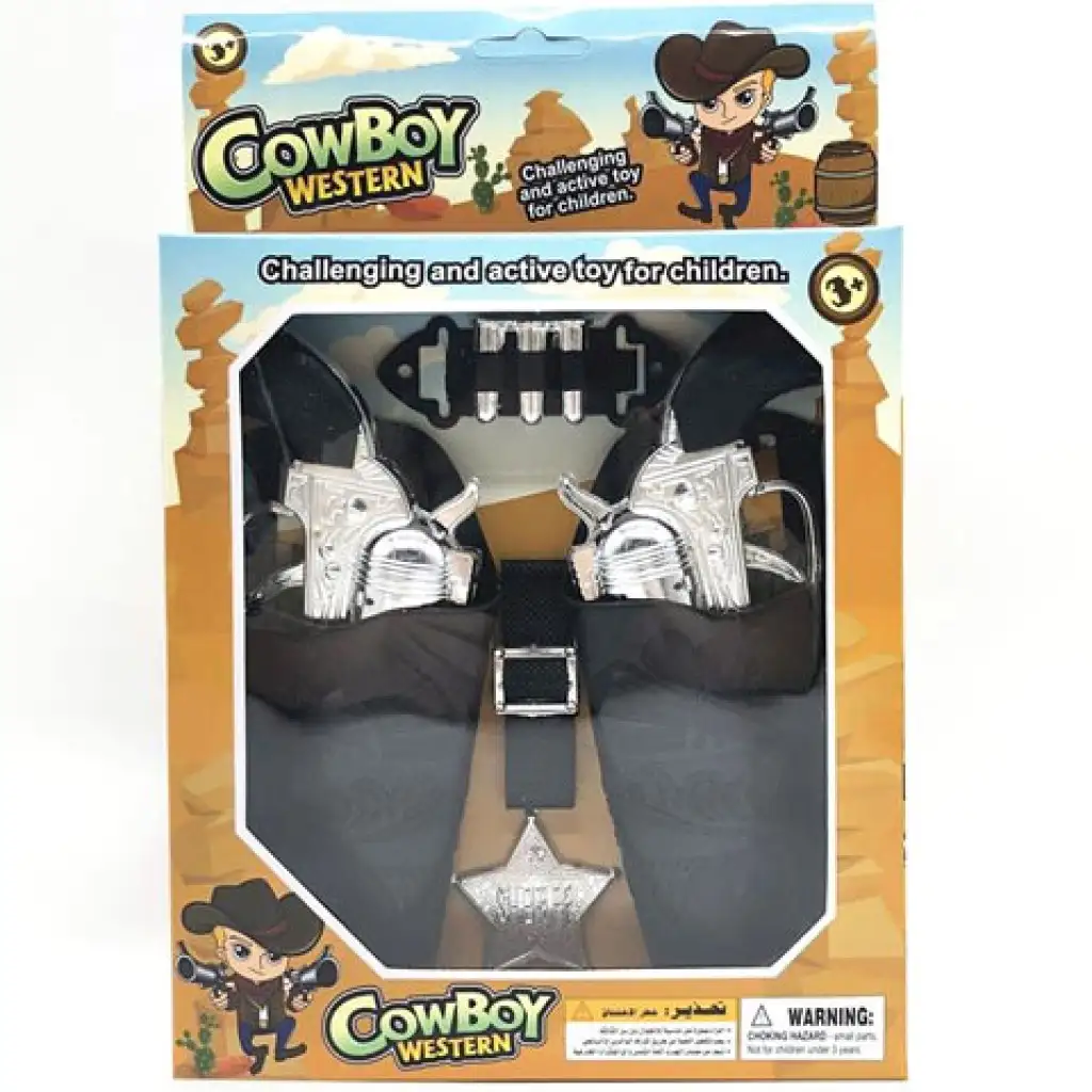 Cowboy Western dupla pisztoly szett kép 1