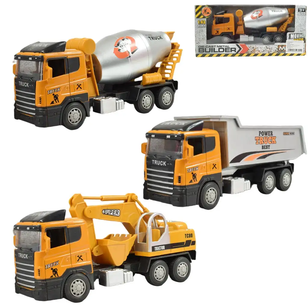 Builders: Építőipari jármű többféle változatban 22cm 1db kép 1