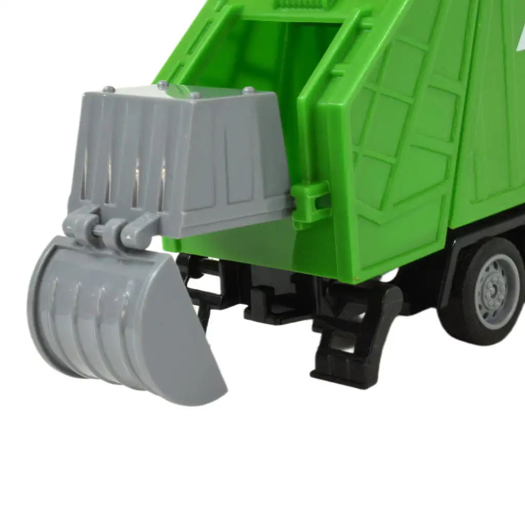 Super Truck: Konténeres lendkerekes szemétszállító kamion 20cm kép 5