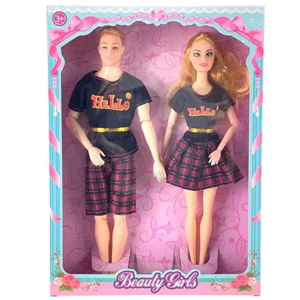 Nicky és Alex öltözz össze divatbaba szett kép 1